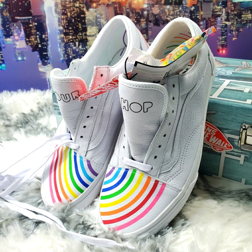 Vans old skool flour shop rainbow 🌈